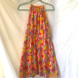 Floral Mini dress   Colorful  Young Threads brand EUC  note:labeled “L”,